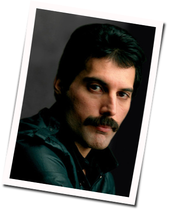 Freddie Mercury Guitar Chords For How Can I Go On - Freddie Mercury (349x434), Png Download