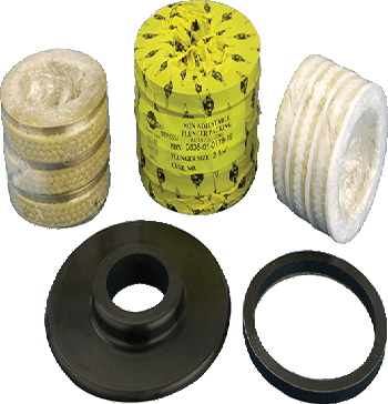 Plunger Packing Installation - Plastic (350x364), Png Download