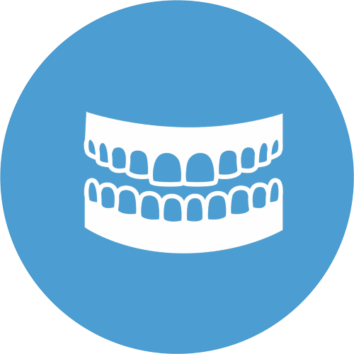 Tooth Whitening - Dental Implants Icon Png (500x500), Png Download