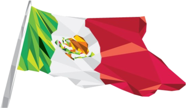 Inicio De La Gurra De Independencia - Bandera Mexicana Png (640x366), Png Download