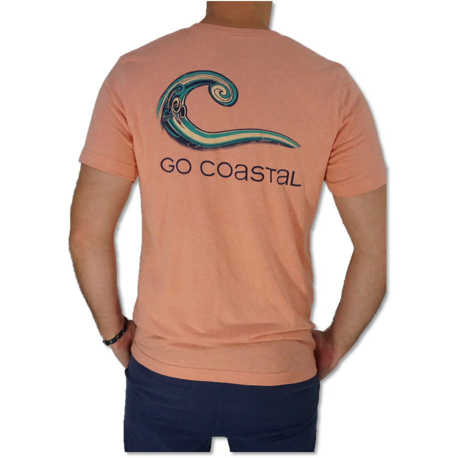 Go Coastal Wave Tee - Wave (899x914), Png Download