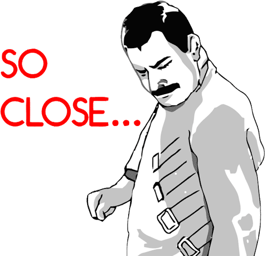 Freddie So Close - So Close (517x500), Png Download