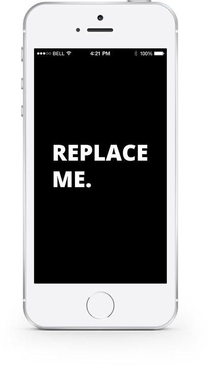 Demo21-phone - Logo Apple Demarrage Iphone (410x720), Png Download