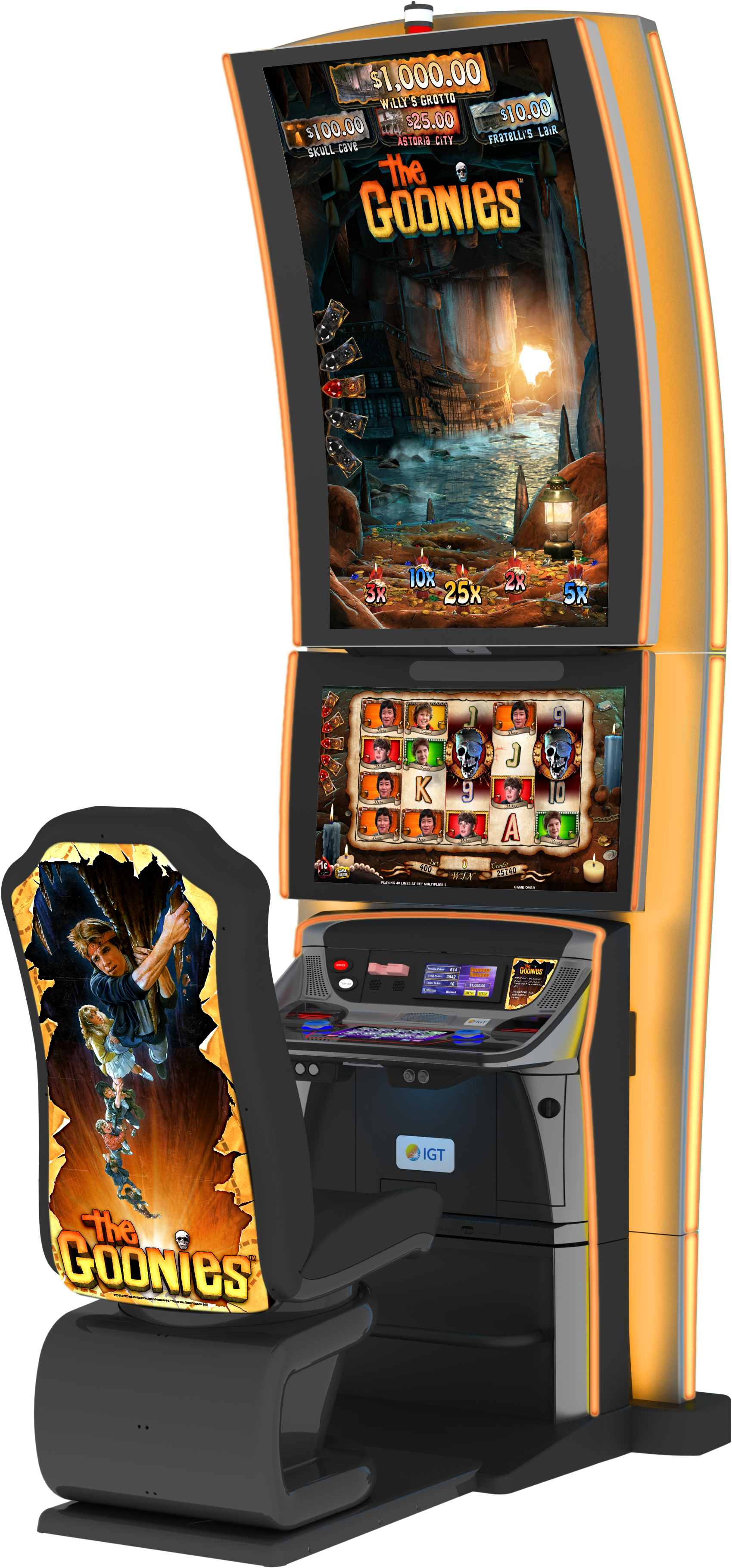 The Goonies - Goonies Slot Machine (1699x3639), Png Download