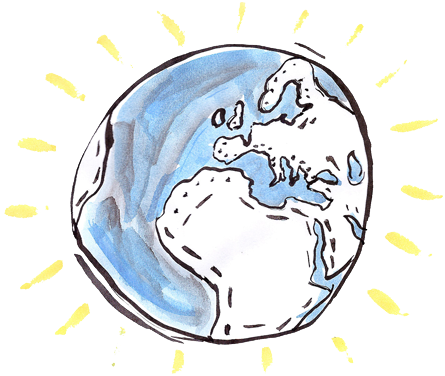 Terra (450x386), Png Download