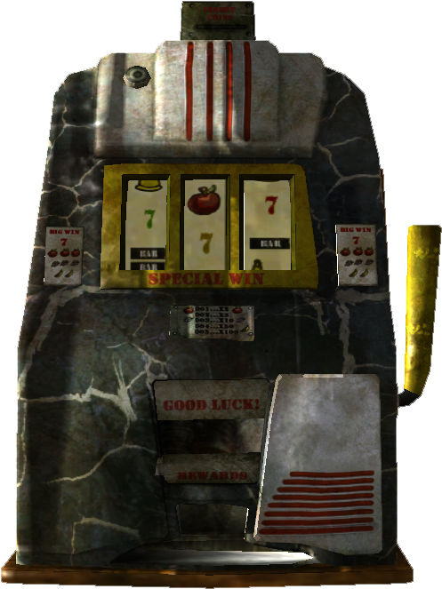Broken Slot Machine - Fallout Slot Machine (564x708), Png Download