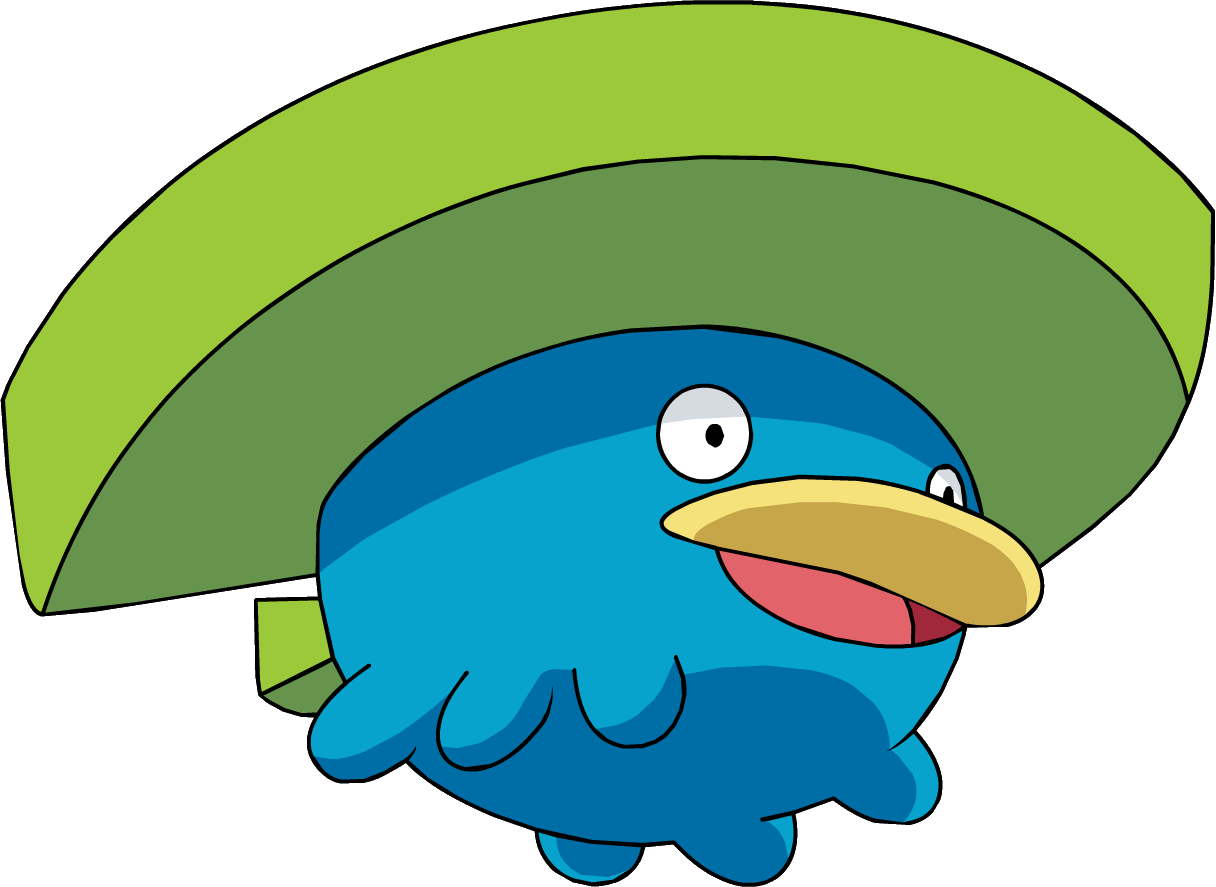 Manatee Clipart Tardigrade - Lotad Pokemon (1216x887), Png Download