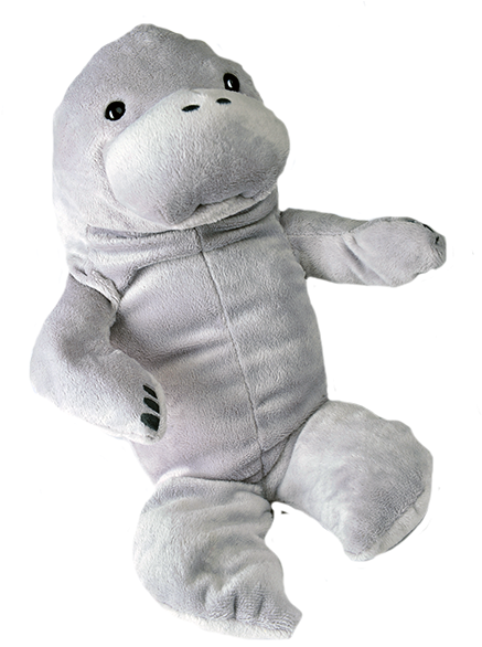 Manatee - Stuffed Toy (520x600), Png Download