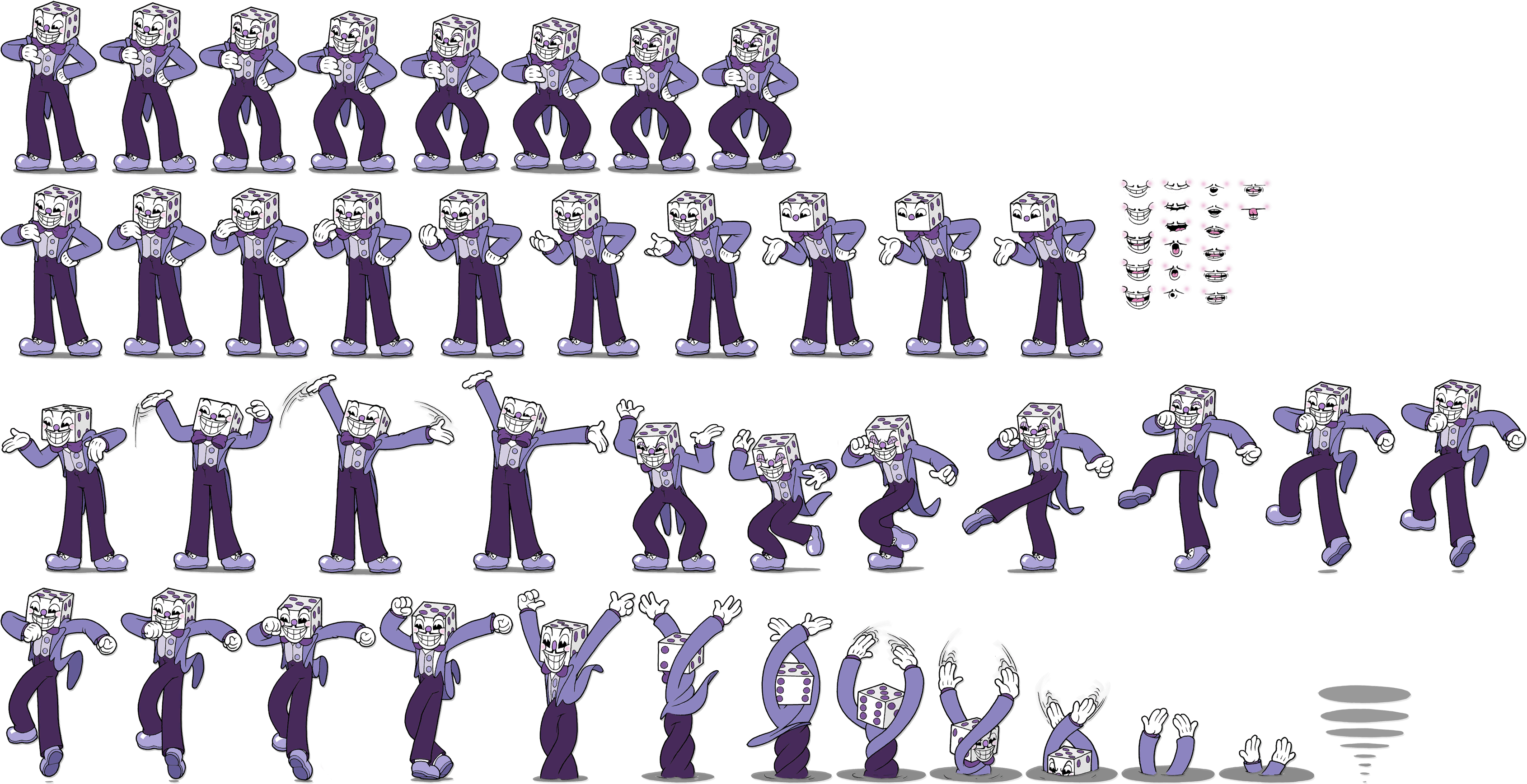 Click For Full Sized Image King Dice - Bosses Dead Casino Cuphead (3414x1774), Png Download