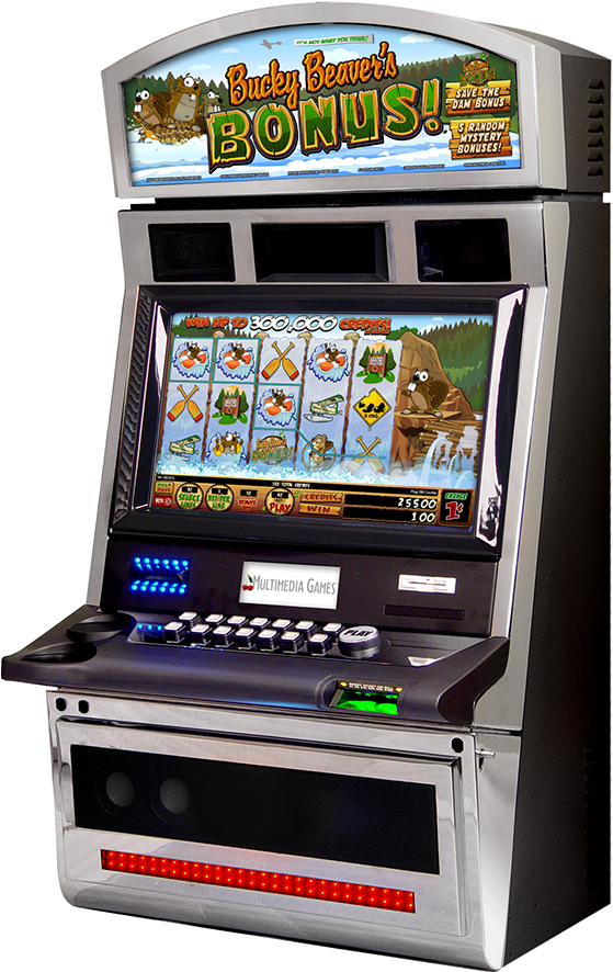 Overall View Of Bucky Beaver's Bonus Glass Displayed - Slot Machine Transparent (600x901), Png Download