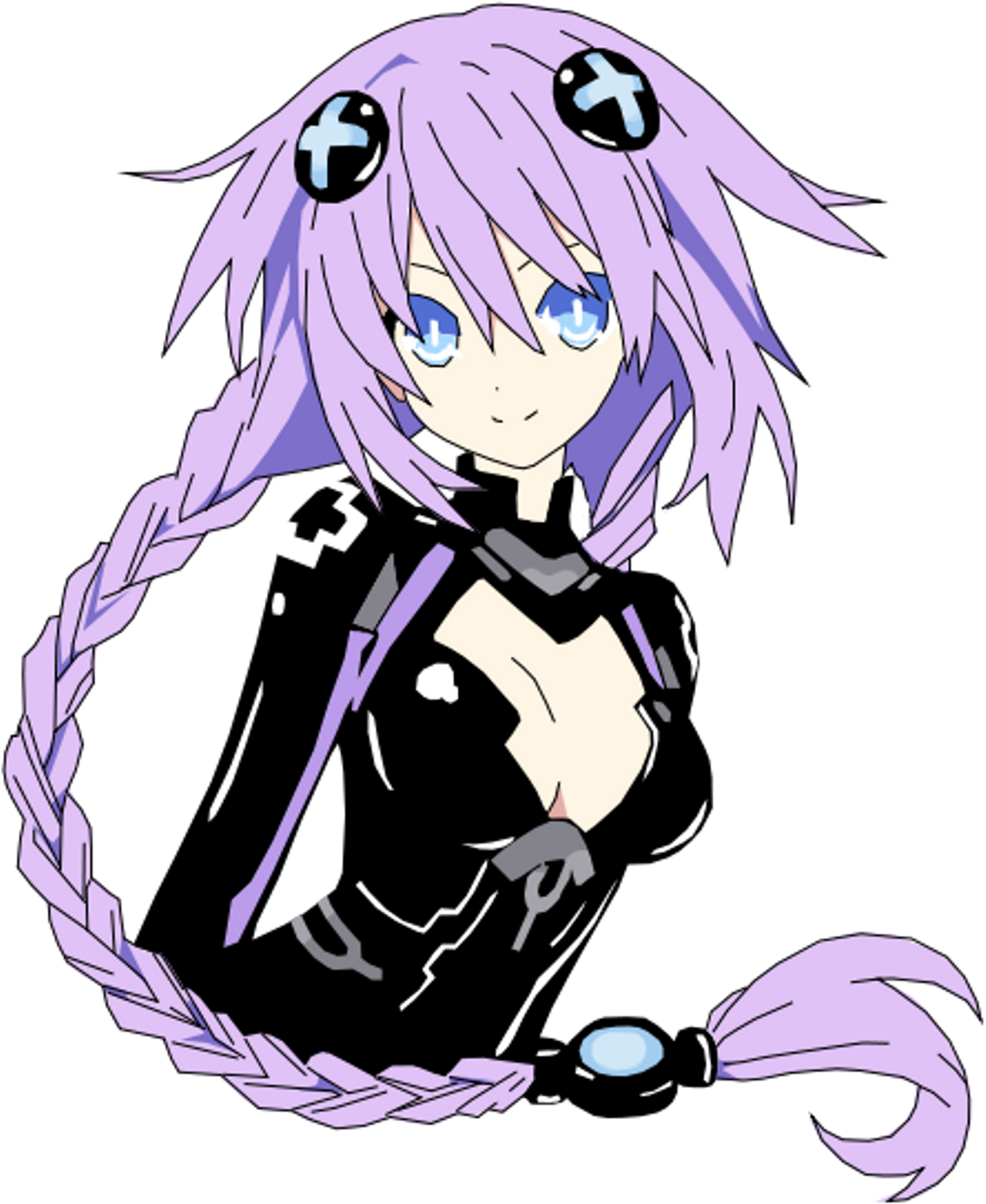 Purple Heart By Koko8-d3bldo7 - Hyperdimension Neptunia Purple Heart Fanart (2000x2400), Png Download