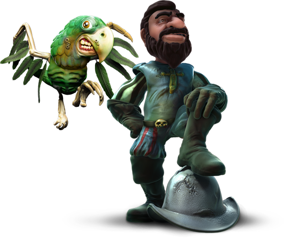 Slot Games New Zealand - Gonzo Casino (559x468), Png Download