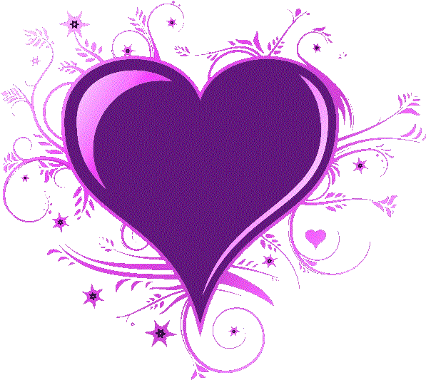 Purple Heart Trans 3kdowning2017 05 30t15 - Love My Mom And Dad (631x553), Png Download