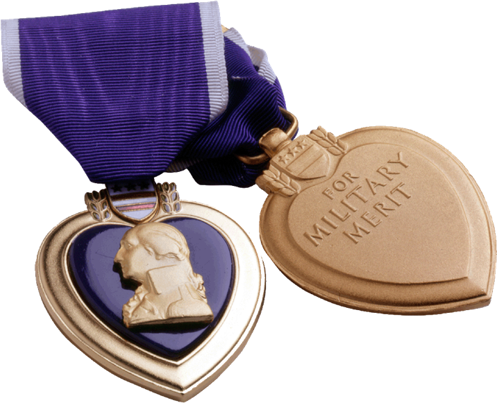 Military Merit - War Medals Purple Heart (733x588), Png Download