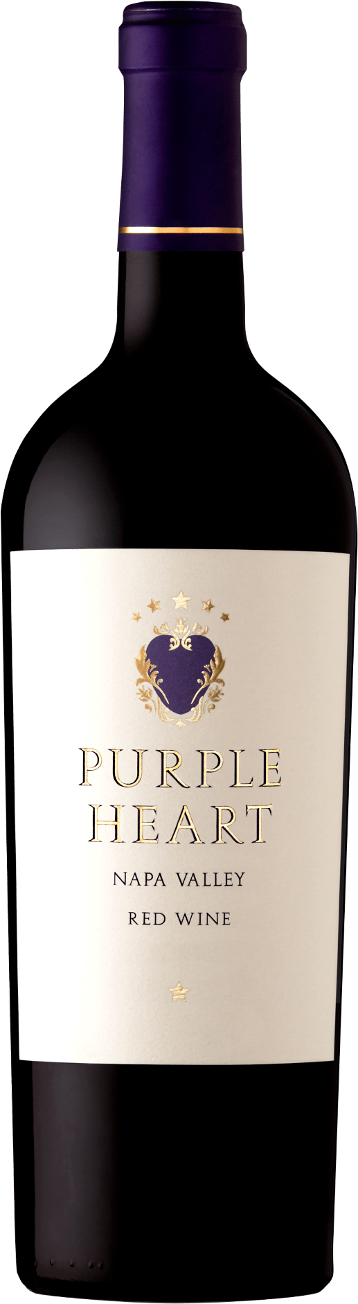 Purple Heart Napa Red Blend (559x1920), Png Download