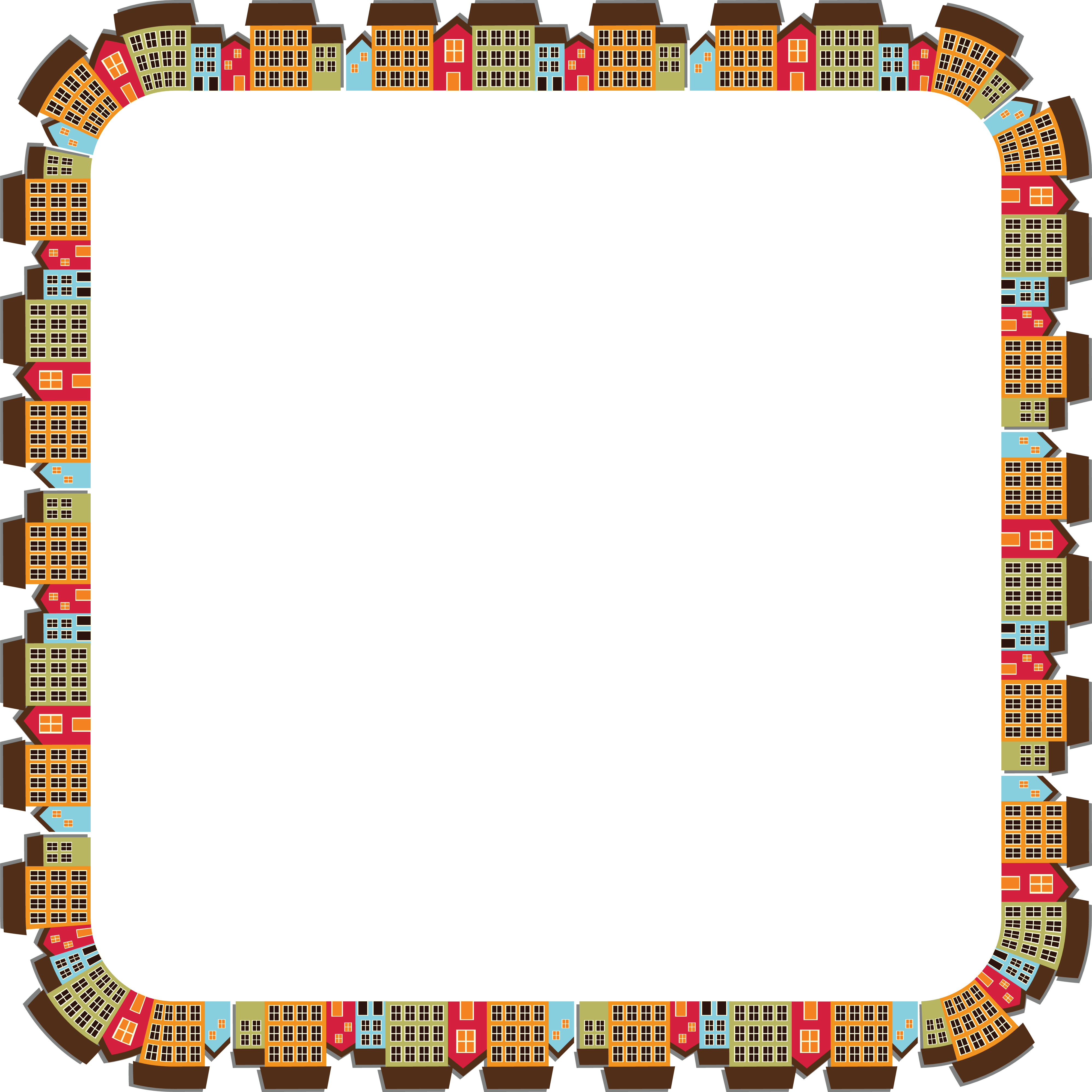 , , - Town Frame Png (4000x4000), Png Download