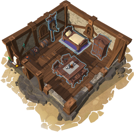 Bg Housing House - Albion Online House Private Island (490x490), Png Download