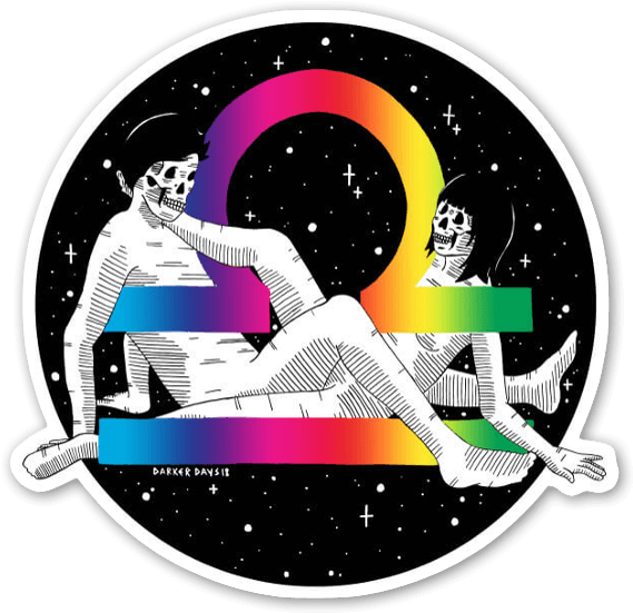 Libra Sticker - Libra (600x585), Png Download