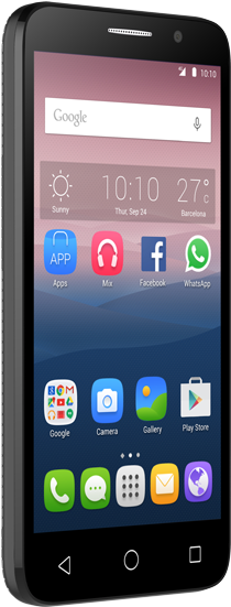 1 - Alcatel Pop 3 5015d 5 '' Dual Sim Black (750x750), Png Download