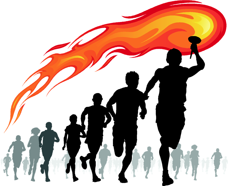 Leadership Lifts In Daily Doses - Olympic Torch Png (900x736), Png Download