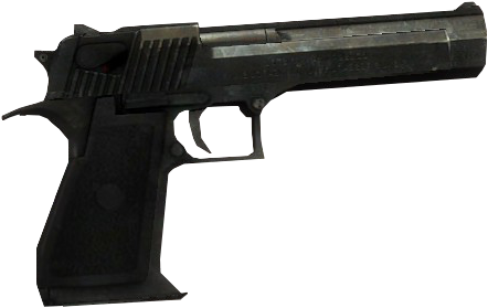 Desert Eagle 3rd Person Mw3 - Call Of Duty Mw3 Desert Eagle (455x295), Png Download