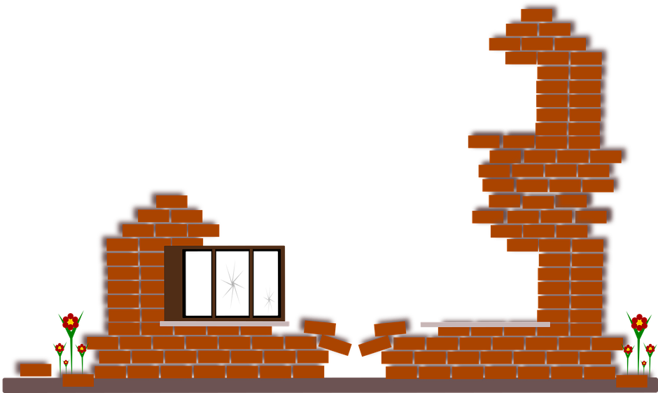 House,ruin,ruined,broken - Illustration (1280x576), Png Download