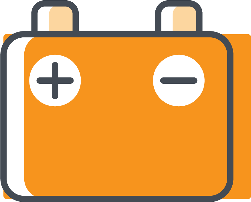 Battery-icon - Car (906x858), Png Download