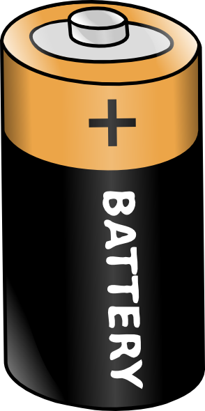 Easy To Draw Battery (294x590), Png Download