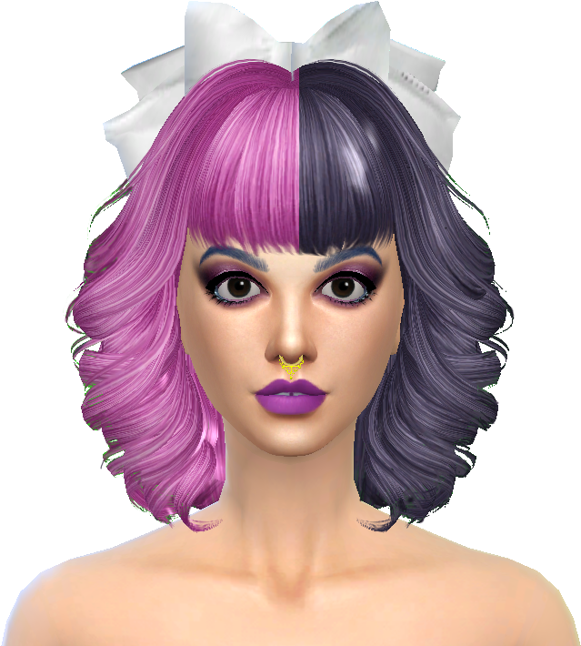 Melanie Martinez Hair Png Svg Free - Melanie Martinez Hair Cc (749x720), Png Download