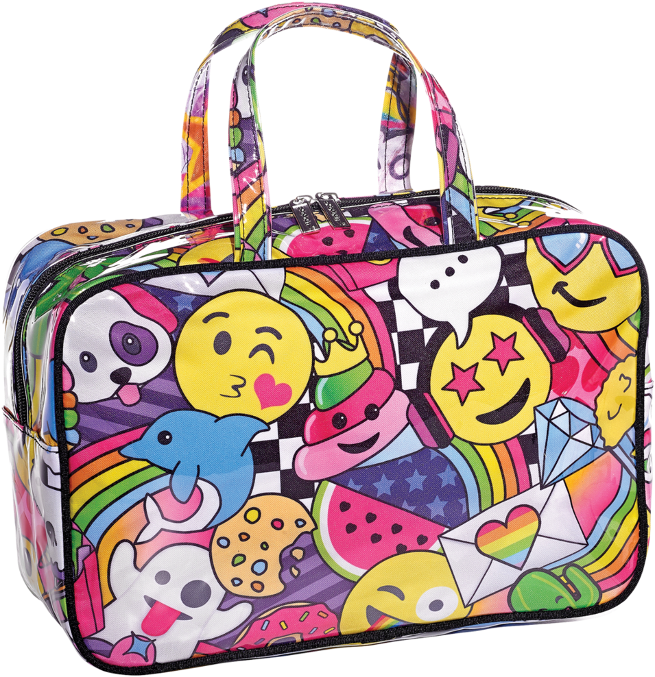 Emoji Party Cosmetic Bag - Garment Bag (1060x1060), Png Download