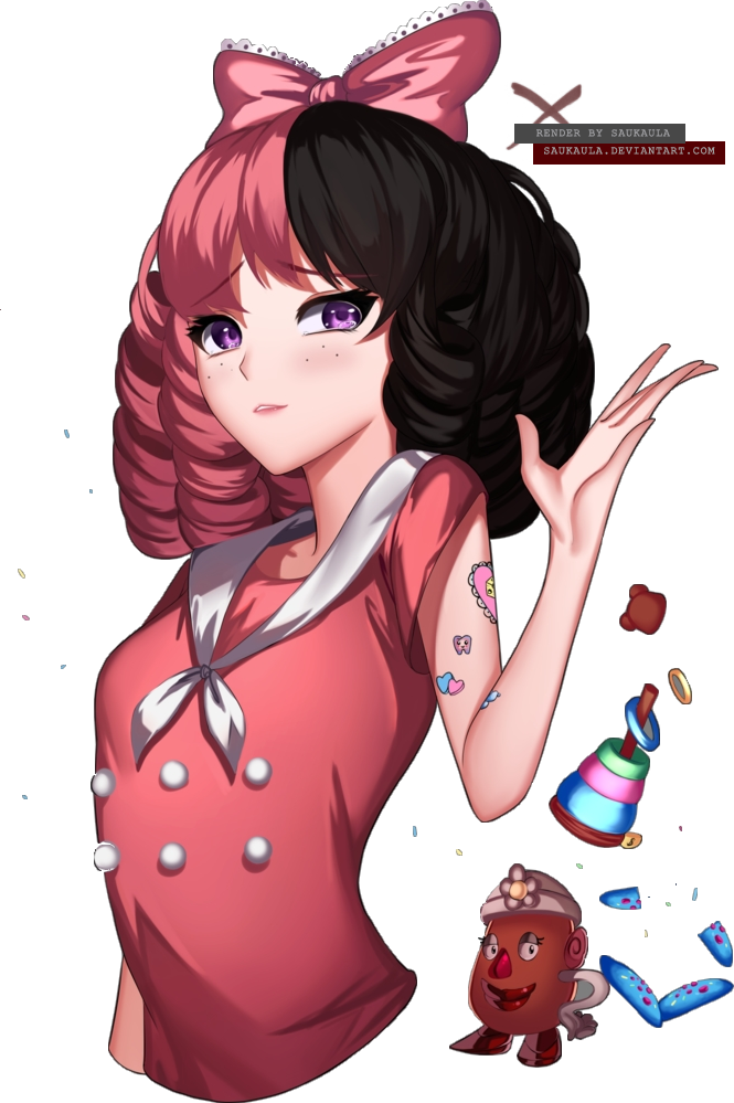 Crazy Emo Cat Images Melanie Martinez Anime Hd Wallpaper - Melanie Martinez Anime Style (665x999), Png Download