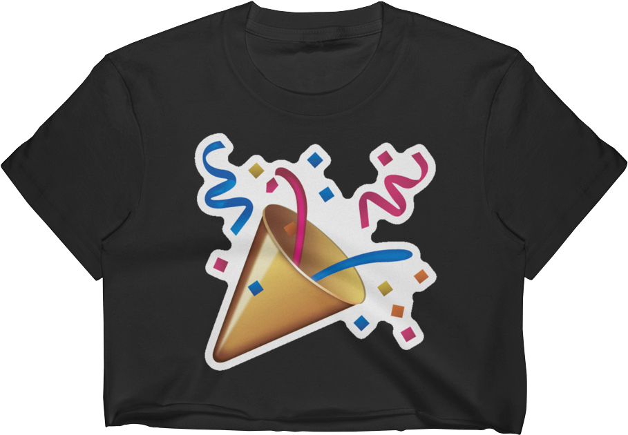 Emoji Crop Top T Shirt - Confetti Emojis (1000x1000), Png Download