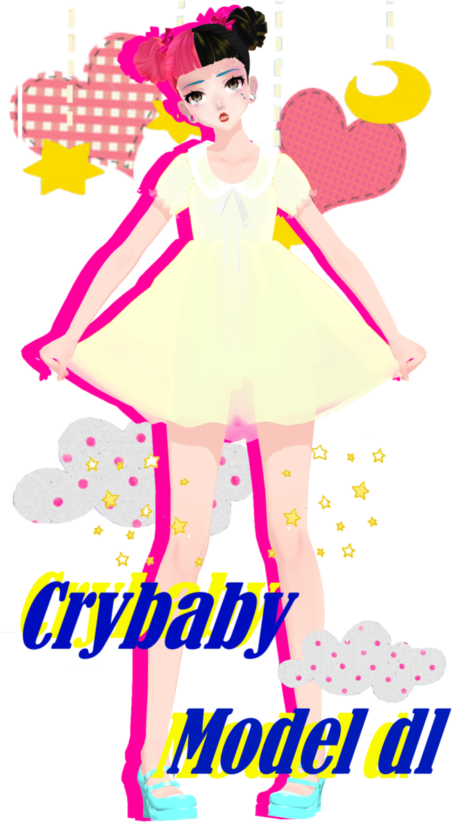 Jpg Royalty Free Download Mmd Tda Melanie Martinez - Mmd Crybaby (670x1191), Png Download