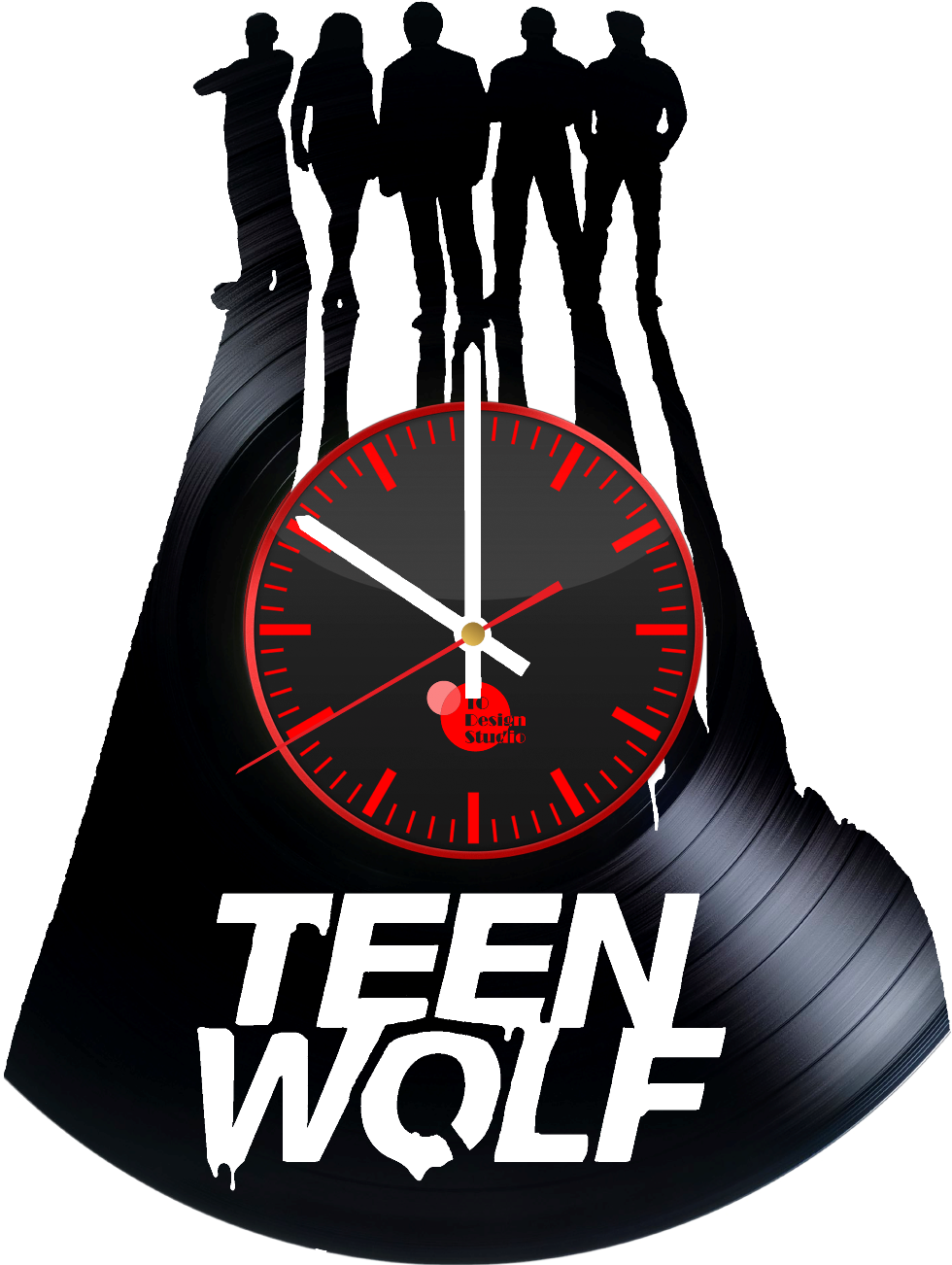 Teen Wolf Handmade Vinyl Record Wall Clock Fan Gift - Teen Wolf Starring Dylan O'brien (dvd) (1500x1500), Png Download