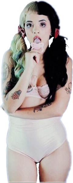 Melaniemartinez Crybaby Mel Melanie Freetoedit - Tattoo (240x599), Png Download