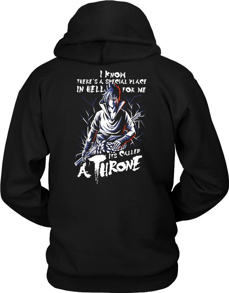 Naruto Sasuke Uchiha Stay On Throne Unisex Hoodie T - Wind Turbine Technician T Shirt (1000x1000), Png Download