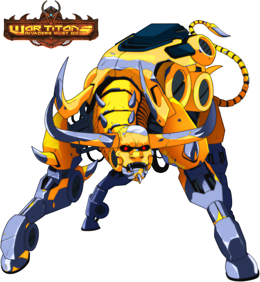“when The Romulon Designed The Hell Juggernaut, They - Animal Figure (1200x1164), Png Download