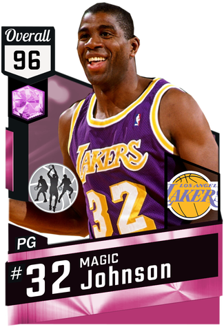 Big Men And 96 Magic Johnson - 99 Steph Curry 2k17 (325x475), Png Download