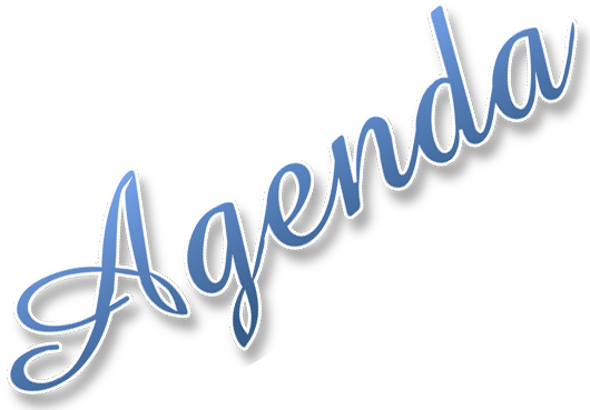 Agenda, Packet, Minutes - Agenda Transparent Background (535x383), Png Download