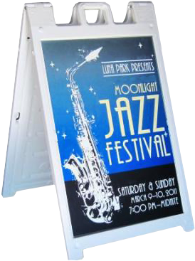 A Frames & Sidewalk Signs - Deluxe Signicade Sign (500x500), Png Download