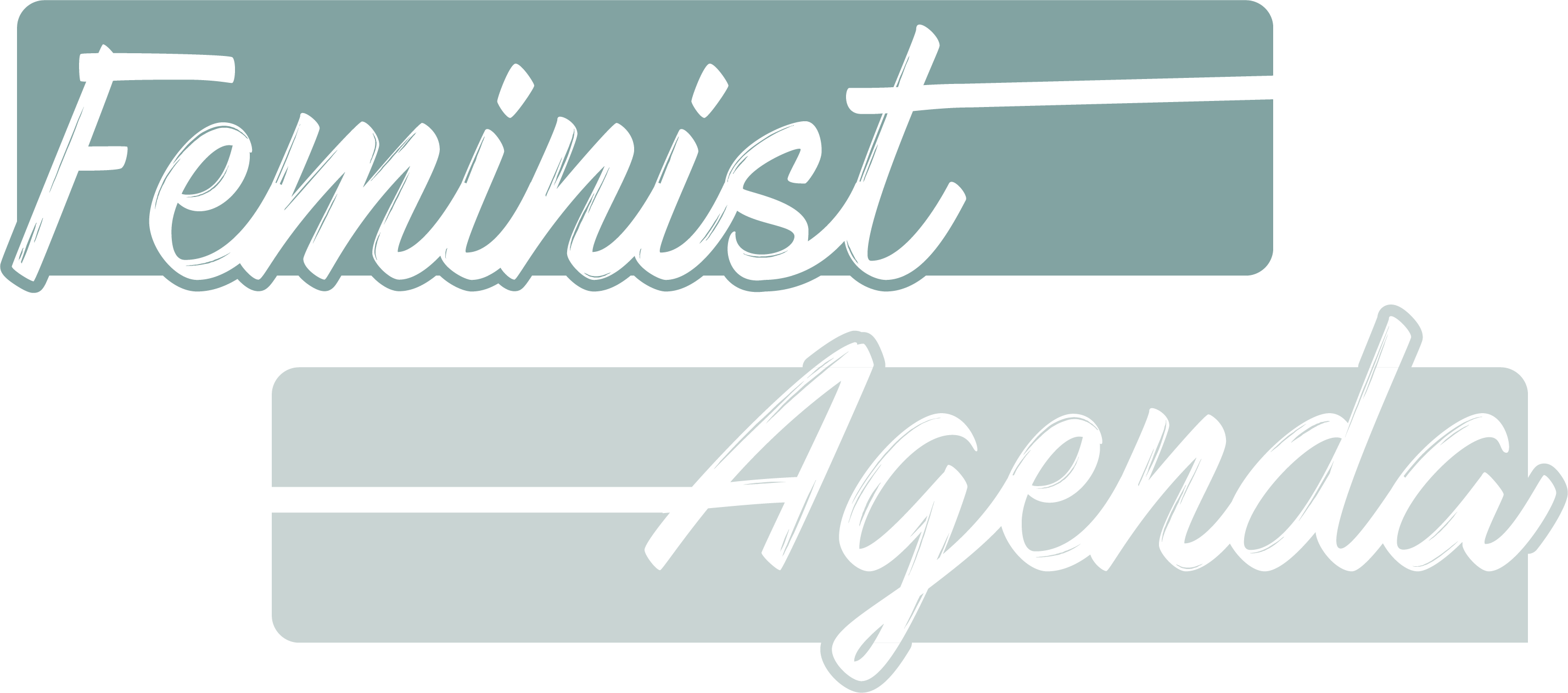 Feminist Agenda Logo - Feminism (2856x1263), Png Download