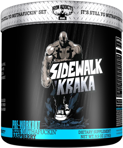 Iron Addicts Sidewalk Kraka (600x600), Png Download