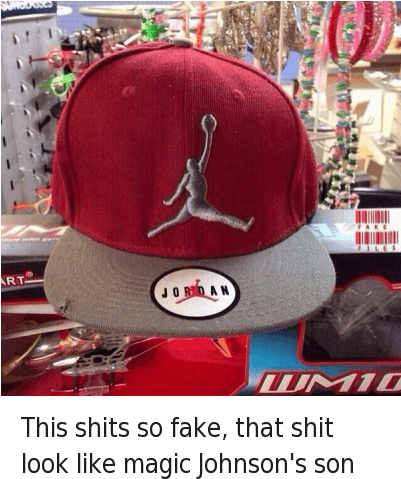 This Shits So Fake That Shit Look Like Magic Johnson's - You See A Mosquito Leaving Magic Johnsons Crib (400x492), Png Download