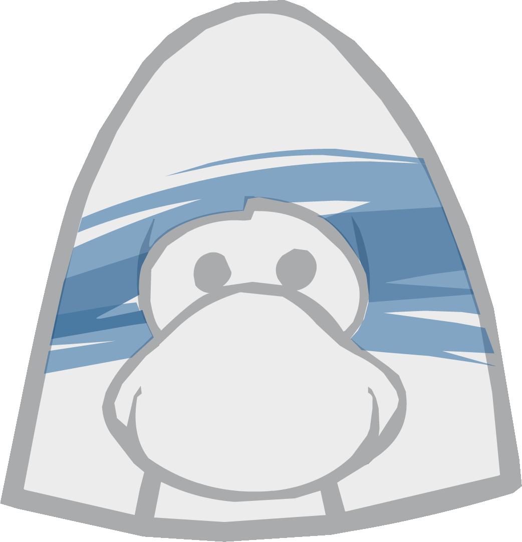 Primal Blue Face Paint Icon - Club Penguin Optic Headset (1042x1082), Png Download