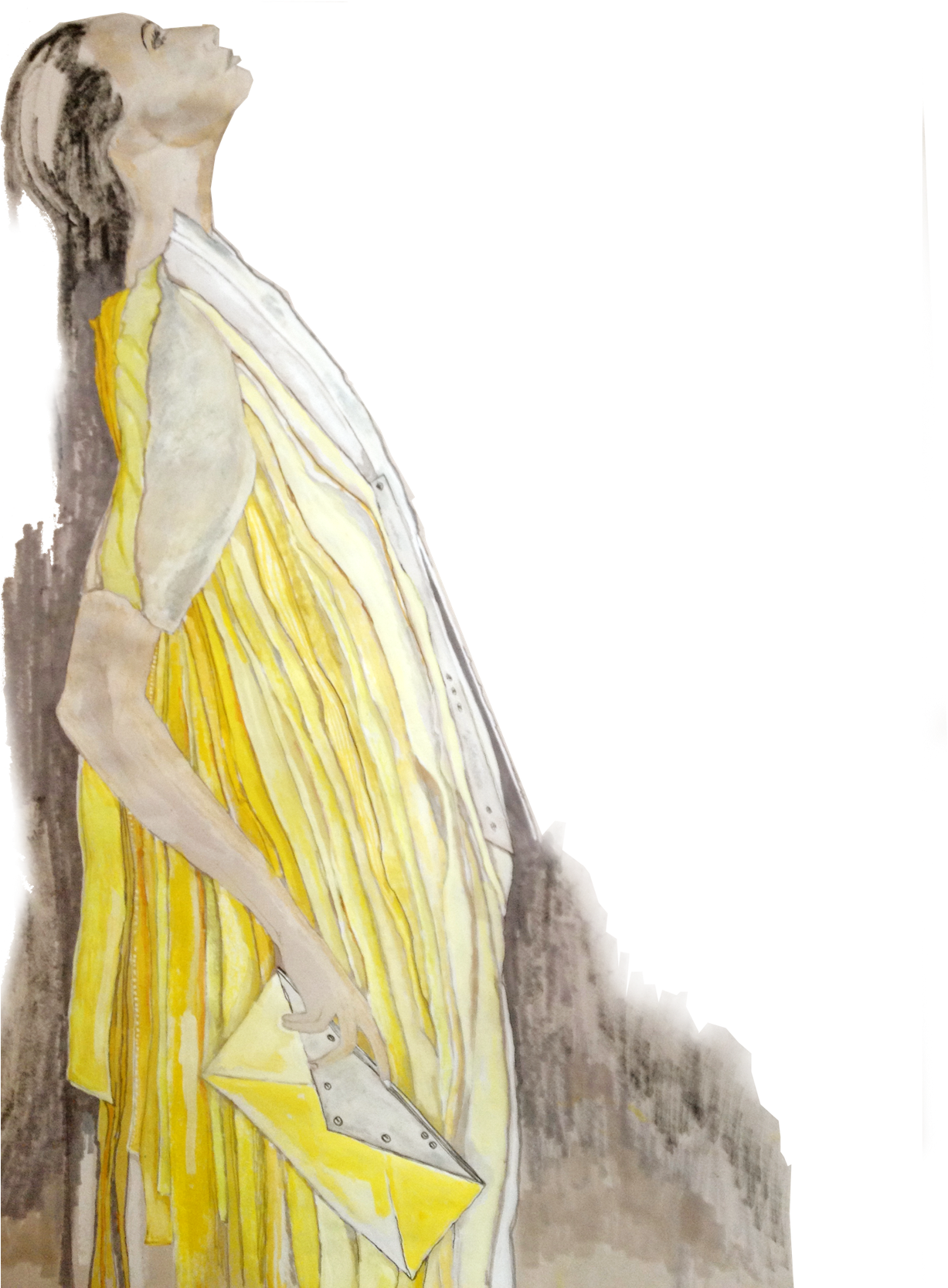 The Old Man And The Sea - Painting (1250x1666), Png Download