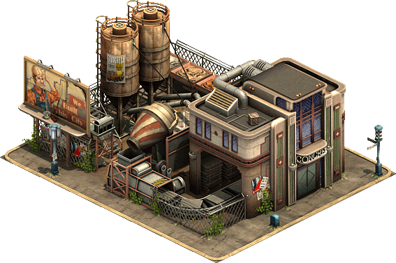 Concrete Plant - Age Of Empires 3 Airplane (567x377), Png Download