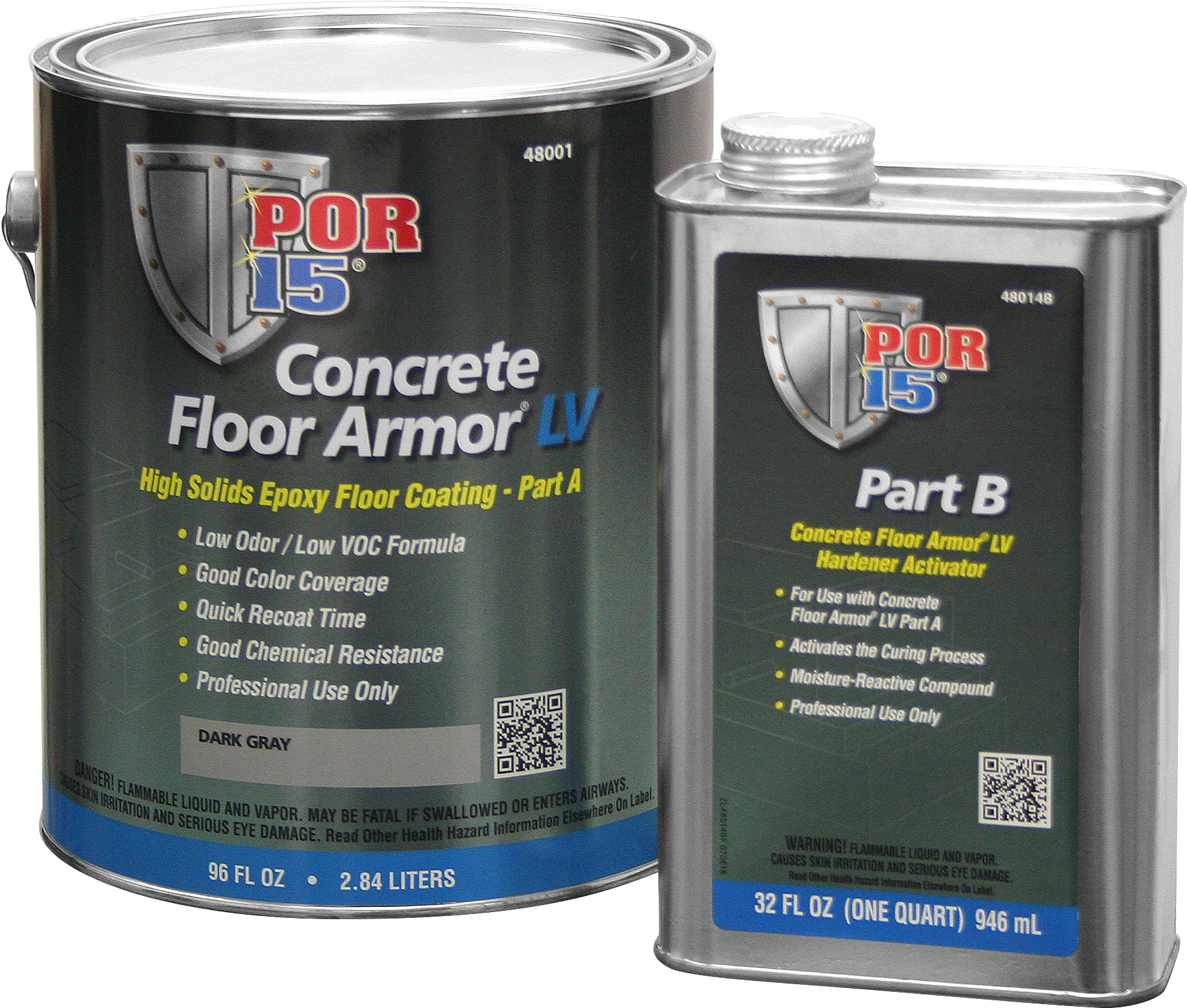 48001 48014b Por 15 Concrete Floor Armor Lv Dark Gray - Cylinder (2080x2080), Png Download