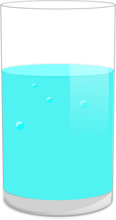 Glass - Glass Of Water Vector Png (381x720), Png Download