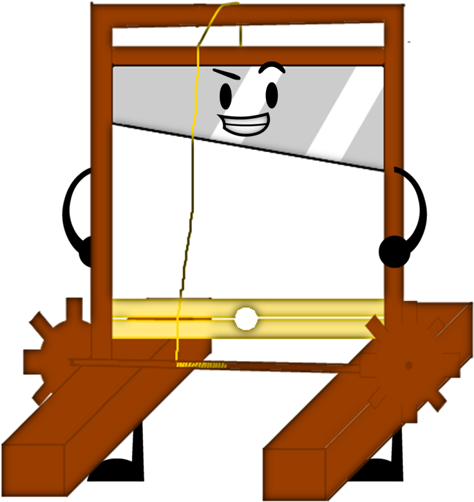 Guillotine Pose - Bfdi Stick (709x752), Png Download