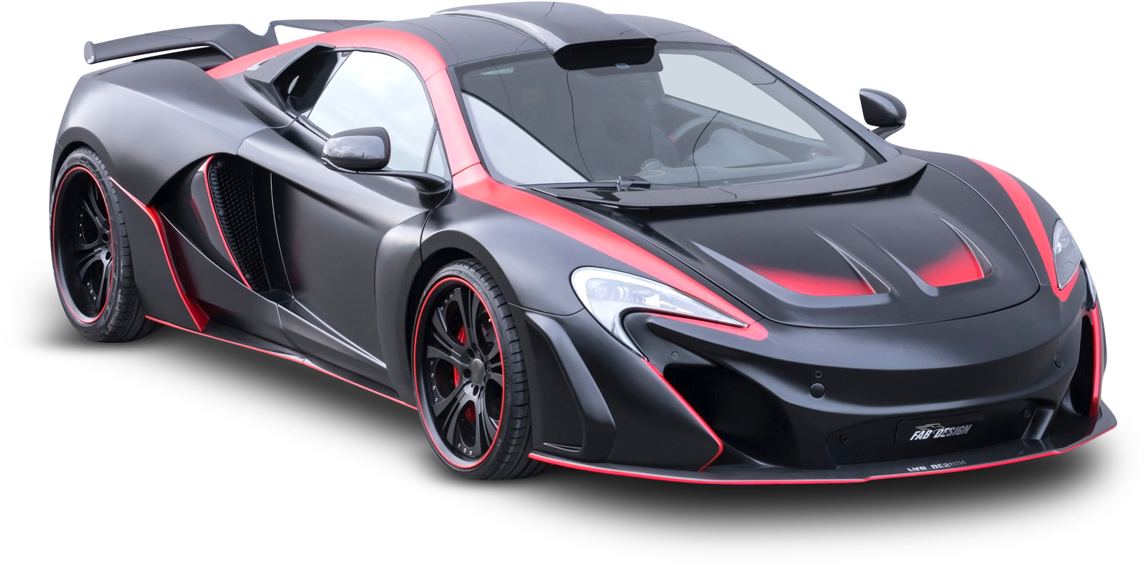 Mclaren 650s Vayu Black Car Png Image - 2016 Mclaren 650s Fab Design Vayu Gtr Coupe (1749x933), Png Download